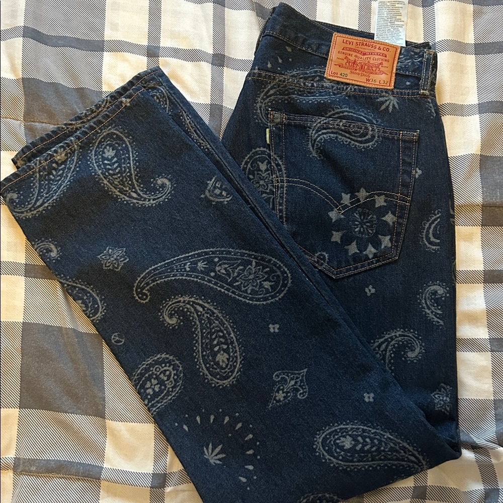 Rare Limited  Levi’s Snoop Dogg Lot 420 Jeans w36 l32